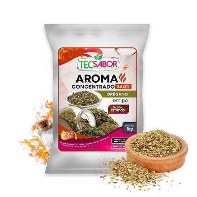 Aroma de Orégano Idêntico ao Natural Pó e Líquido Salty