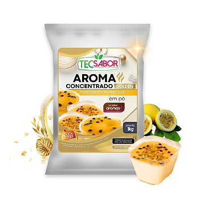 Aroma de Mousse de Maracujá Idêntico ao Natural Pó e Líquido Golden