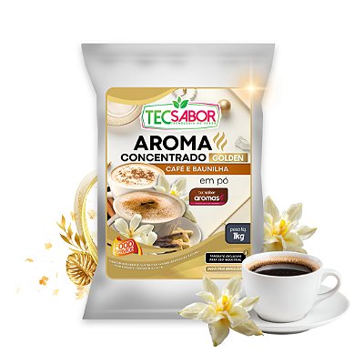 Aroma de Café e Baunilha Idêntico ao Natural Pó e Líquido Golden
