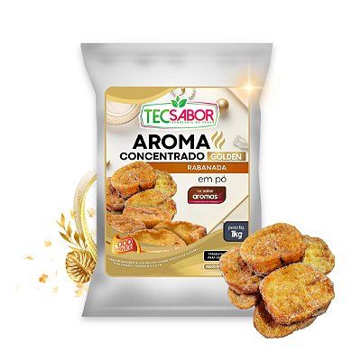 Aroma de Rabanada Idêntico ao Natural Pó e Líquido Golden
