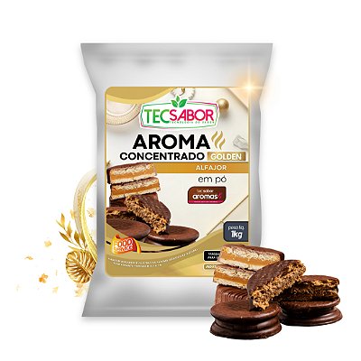 Aroma de Alfajor Idêntico ao Natural Pó e Líquido Golden