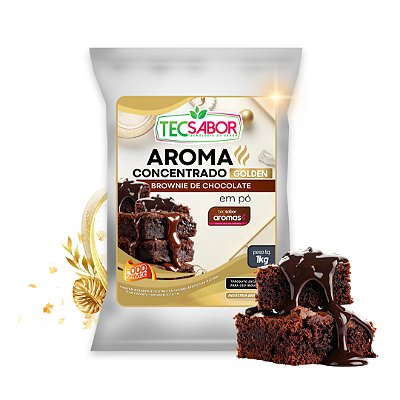 Aroma de Brownie de Chocolate Idêntico ao Natural Pó e Líquido Golden