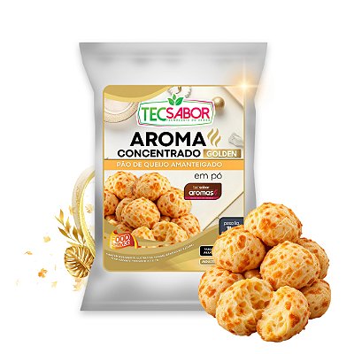 Aroma de Pão de Queijo Amanteigado Idêntico ao Natural Pó e Líquido Golden
