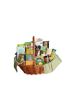 Cesta Presente Gourmet Premium com Café