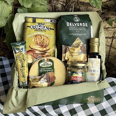 Cesta Gourmet com Massa Italiana e Sabores Especiais
