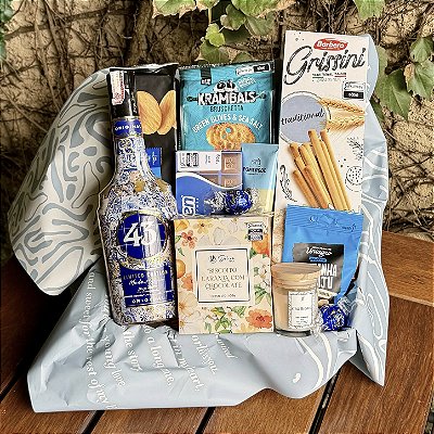 Cesta Gourmet com Licor 43 | Presente Premium