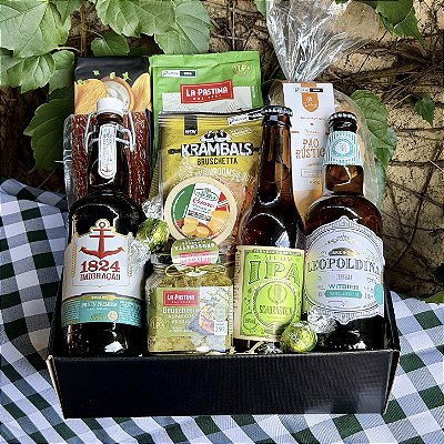 Cesta Gourmet com Cervejas Artesanais | Presente Premium