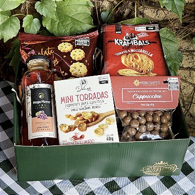Cesta de Café da Manhã com Suco Integral | Presente Prático
