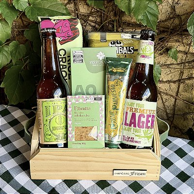Cesta Gourmet com Cervejas Artesanais Premium | Presente Sofisticado