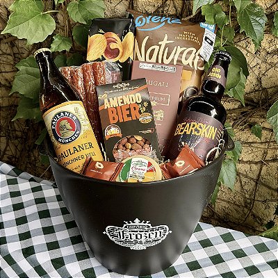 Cesta Cerveja Artesanal Premium em Balde | Presente para Homem