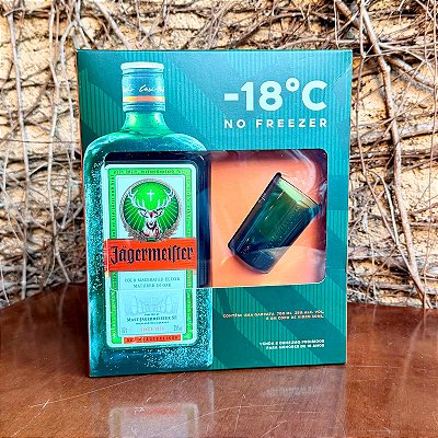 Kit Jägermeister com Copo para Dia dos Pais