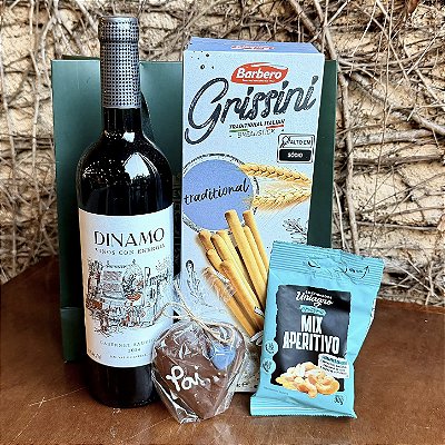Presente Dia dos Pais com Vinho e Petiscos Gourmet