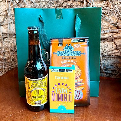 Presente Dia dos Pais com Cerveja Artesanal, Bruschettas e Chocolate