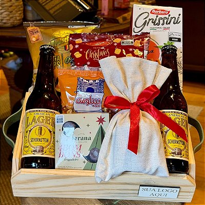 Cesta de Natal com Cervejas Artesanais e Bombons