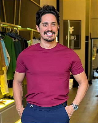 CAMISETA SOFT GUINDO MARSALA