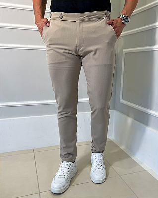 CALÇA PRÍNCIPE DE GALES CAQUI