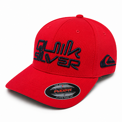 Boné Quiksilver Flexfit Bordado Logo Frontal Unissex