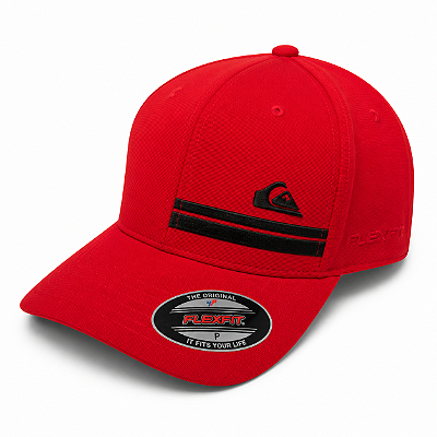 Boné Quiksilver Flexfit Bordado Faixas Unissex