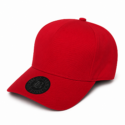 Boné Blck Aba Curvada Strapback Ajustável Vermelho Unissex