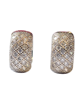 Brinco Argolinha Lumière Prateado - Pequeno