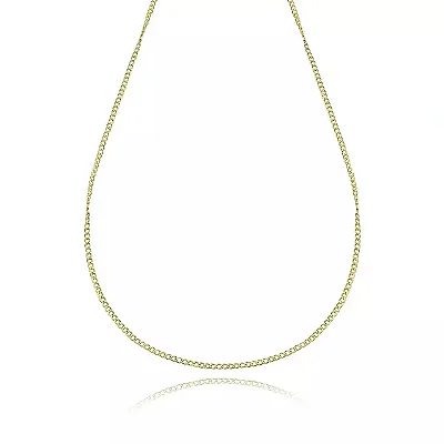 Corrente Masculina 2mm 60cm Folheado a Ouro 18K