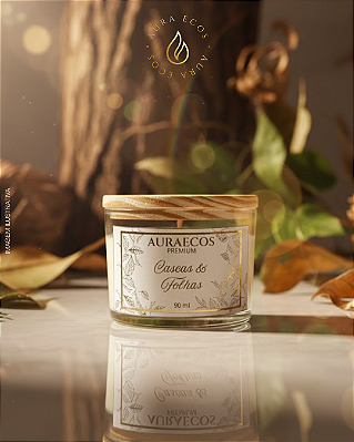 Vela Aromática Cascas & Folhas - Auraecos