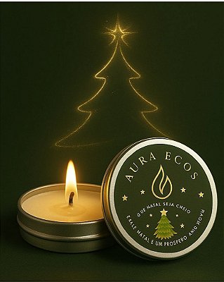 Vela na Lata 20g Personalizada | AuraEcos