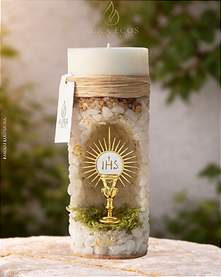 Vela Oratória Aromática Eucarística – Ostensório | Edição Quaresma
