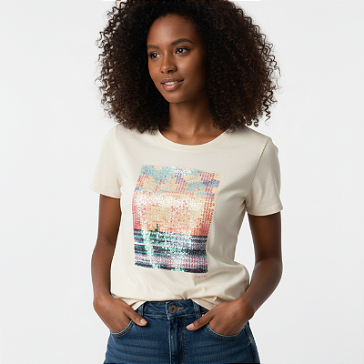 T-Shirt Paete- 100% algodão - Marca Enfim