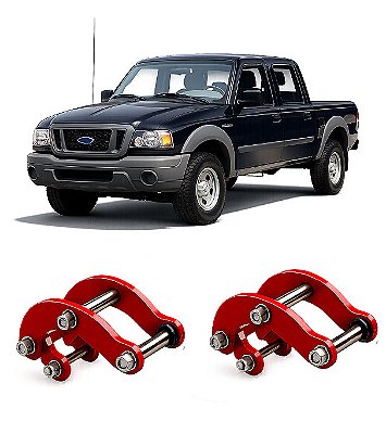 Par de jumelos conforto esquerdo e direito Ranger XLS Black / XLT Limited 1995 a 2012 Lift 2”