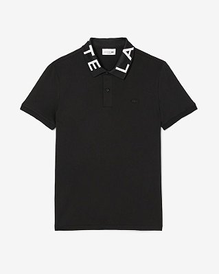 Camisa Polo Jacquard Branded Corte Ajustado