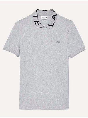 Camisa Polo Jacquard Branded Corte Ajustado