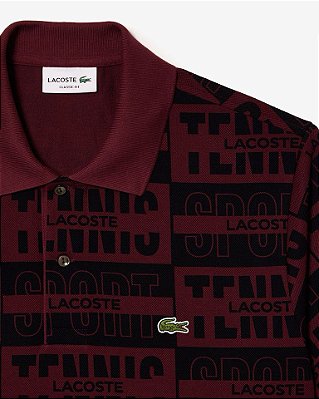 Polo original L.12.12 com emblema bicolor