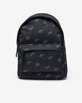 Mochila com estampa de crocodilo