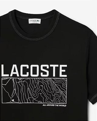 Camiseta de Malha Estampada Média