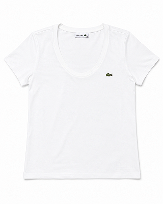 Camiseta básica feminina gola redonda