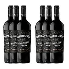 Kit com 6 un Los intocables Black Malbec