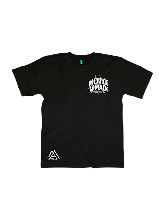 Camiseta Mente Armada Mod. 1 Preta Hardcore