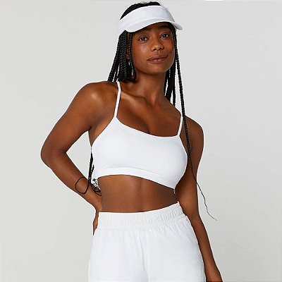 Top Alto Giro Eterno Liso SM25 Branco