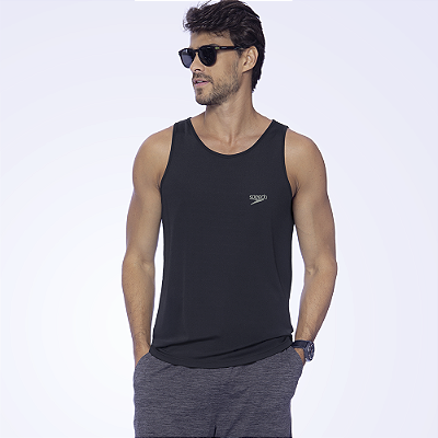 Regata Speedo Element Masculina Preto