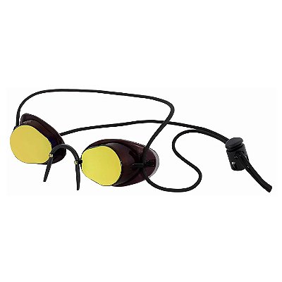 Óculos De Natação Speedo Speed Mirror Preto/Gold