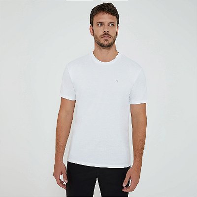 Camiseta Alto Giro Eterna Gola Redonda OU26 Masculina Branco