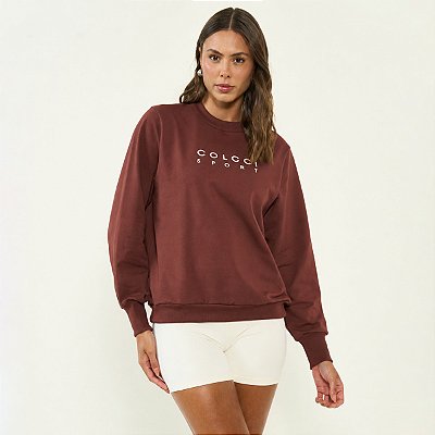 Blusão Moletom Colcci Comfort Fit WT26 Feminino Terreux