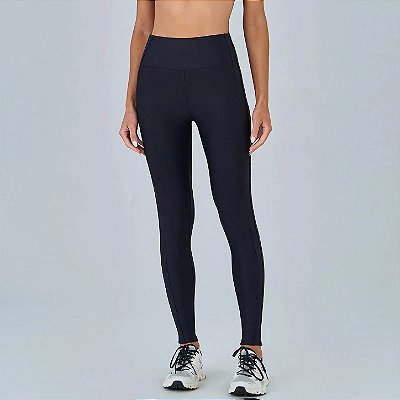 Legging Alto Giro Elástico Personalizado WT26 Preto