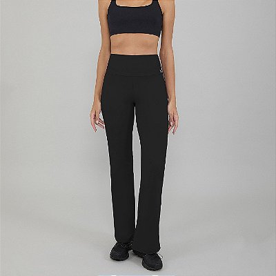 Legging Alto Giro Reta Comfort PR26 Preto