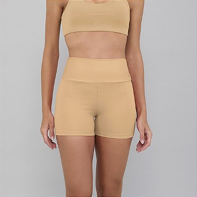 Shorts Alto Giro Eterno Cos Alto PR26 Laranja Pastel