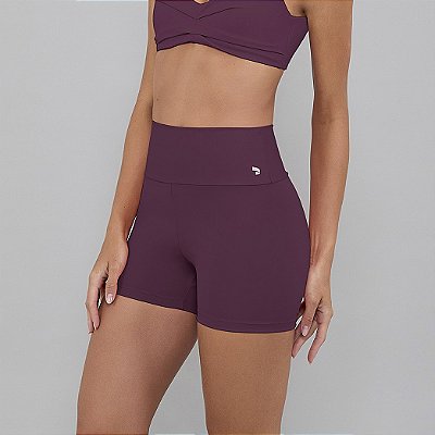 Shorts Alto Giro Eterno Cos Alto PR26 Roxo Malva