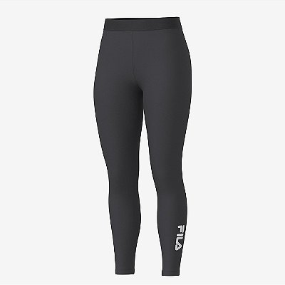 Legging Fila Train Elastic Vi Feminina Preto/Branco