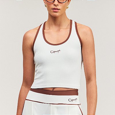 Regata Colcci Slim Malha Sport PR27 Feminina Off Natural