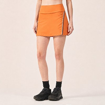 Short Saia Colcci Perfect Fit Fresh PR27 Laranja/Marrom/Off